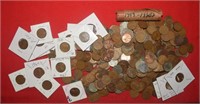 Large Lot of Wheat Pennies - Various Dates