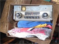 Vintage car radio & other