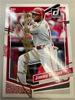 Phillies Jimmy Rollins Signed Card with COA