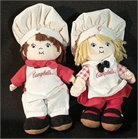 2 8" Campbell's Kids Dolls