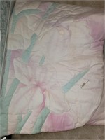 HAND PAINTED, SIGNED, COMFORTER, TWIN #2
