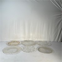 Clear Glass Server Plates