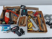 2 Box Lots of Tools: Misc. Items.
