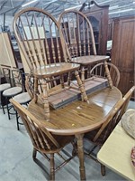 7 piece dinette set with leaves