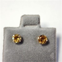 14K Gold &  Citrine Earrings