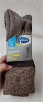 Dr. Scholl's advanced Relief 3pk men's socks sz 7-