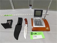 Winchester knife, lighter and desk set