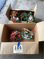 Two box lots of Christmas