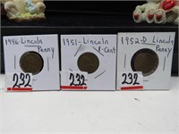 1946/ 1951 / 1952 D Pennies