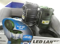 4 LED lanterns - new