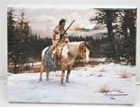 Howard Terpning, "The Lonely Sentinel" S/N, Giclee