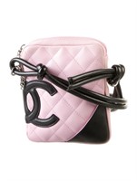 Chanel Small Ligne Cambon Pink Messenger Bag