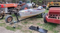 Star Craft 14' boat and trailer