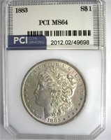 1883 Morgan PCI MS-64