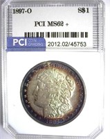 1897-O Morgan PCI MS-62+ Bold Rim Color