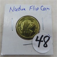 Nudie Flip Coin. Head/Tails