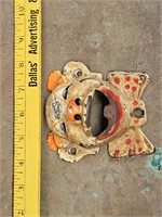 Antique cast iron clown bottle opener