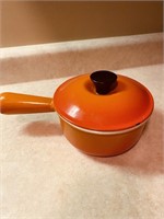 Le Creuset #14 Cast Iron pot with Lid  Orange