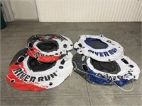 4 Intex River Run Float Tubes