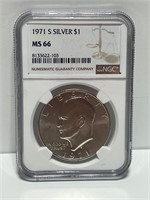 1971-S Ike Dollar MS66 NGC