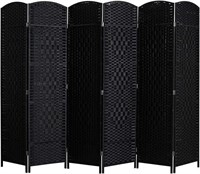 $145 - Folding Room Divider, 6 Panel Weave