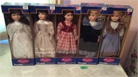 5 Cherished dolls porcelain collectibles