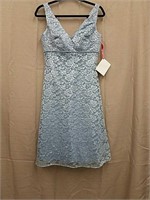 Alfred Angelo Blue Dress- Size 8