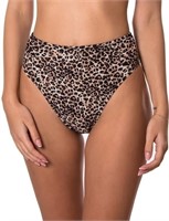 P4255 High Cut High Waisted Bikini BottOM Small