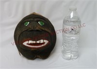 Carved & Painted Coconut Head Tiki Decoration