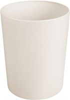 Mdesign Round Metal Small 1.7 Gallon Recycle Trash