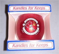 Team Canada 72 20th Anniversary Candle