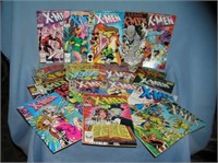 Large collection of vintage Xmen comic books