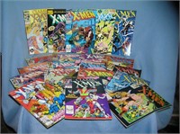 Large collection of vintage Xmen comic books