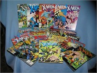 Large collection of vintage Xmen comic books