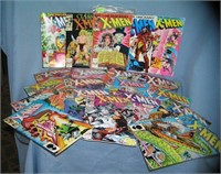 Large collection of vintage Xmen comic books