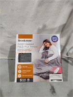 Brooks Tone N-a-p Heated Faux Fur Throw