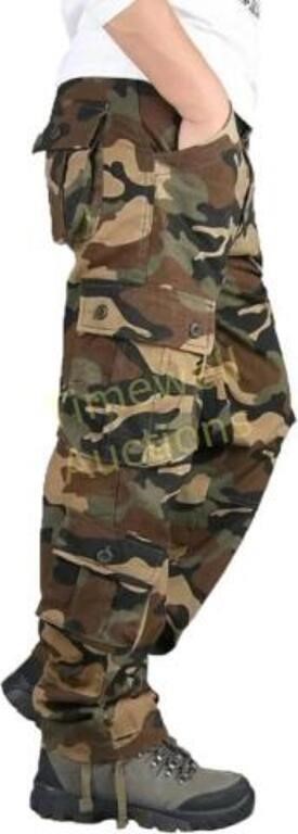 Men's Tactical Cargo Pants  Multi-Pockets (Size: 4