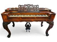 19th C. Victorian Rosewood Organ