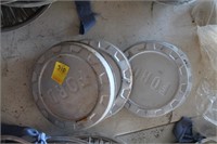 Set of 4 Ford Hubcaps