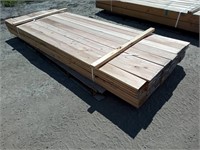 (72)Pcs 10' Cedar Lumber