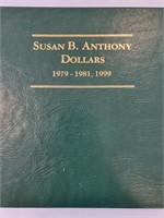 Susan B Anthony Littleton Book (18 Coins)