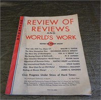 1932 "Review of Reviews" Magazine