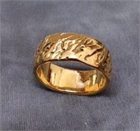 14K Gold Band Ring