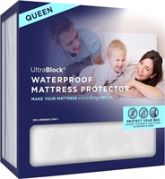 UltraBlock Waterproof Queen Mattress Protector - B
