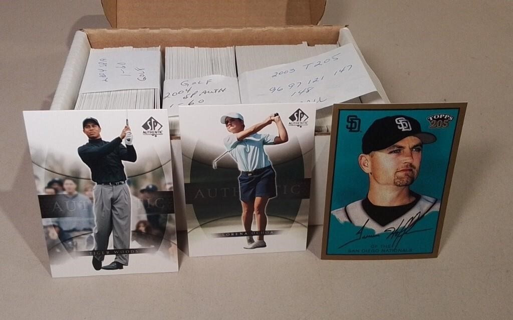 Lot Of Baseball & Golf Cards Incl. Tiger Woods