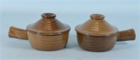 Set of Glazed Pottery Cookware