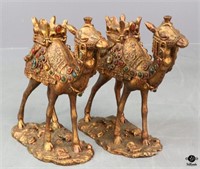 Painted Resin Camel Figurines
