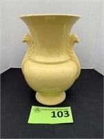 Abingdon Pottery Yellow Vase 556