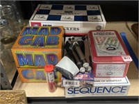 Board Games & Cards: Uno, Sequence, Colts Checkers