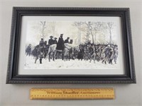 Framed Print George Washington Valley Forge 12 x 1